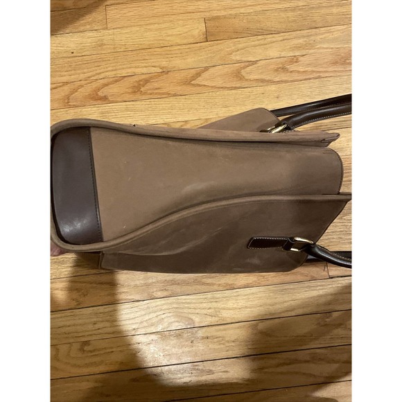 DVF Diane Von Furstenberg Brown Suede laptop bag - Picture 9 of 16